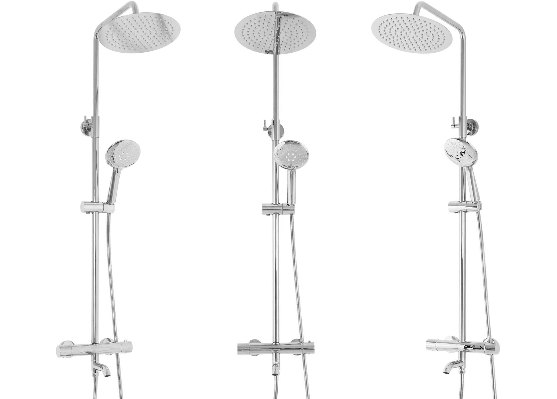 Coloana de dus cu termostat Lungo Crom  4