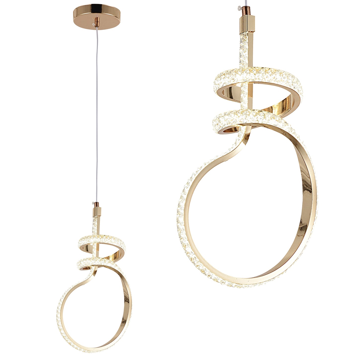 Lampa Led G071-cp Gold  1