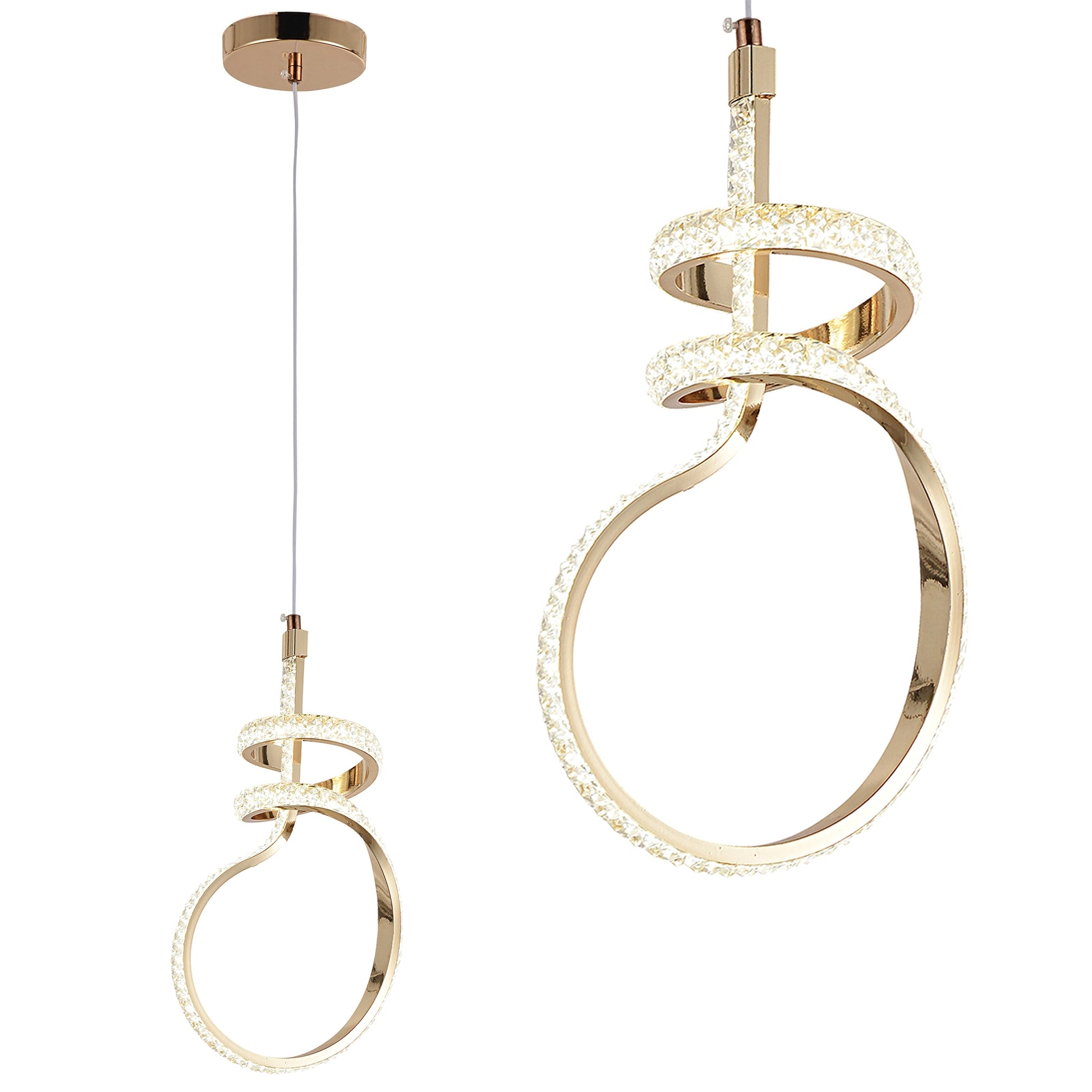 Lampa Led G071-cp Gold  1
