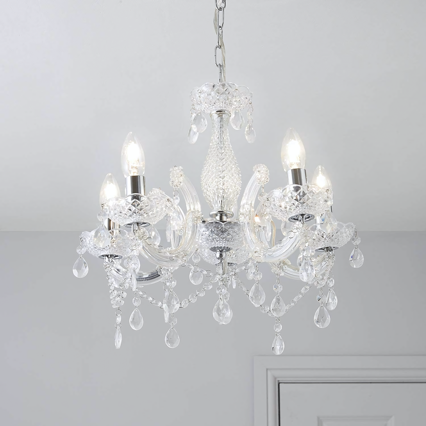 Lampă Suspendată Ebt004-5cp Transparent  3