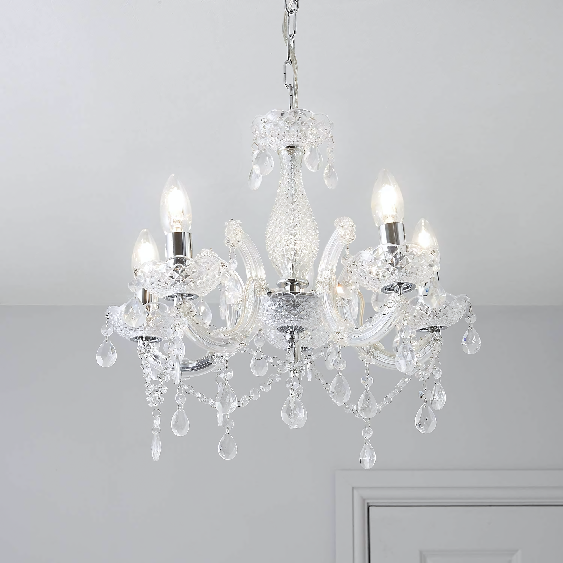 Lampă Suspendată Ebt004-5cp Transparent  3