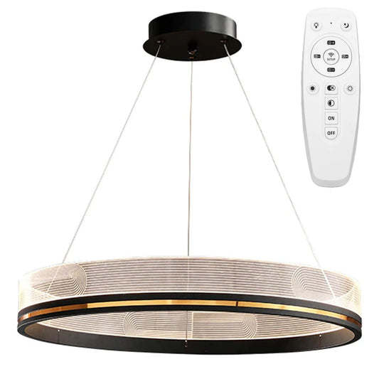 Lampă suspendată APP1192-CP Black Gold  1