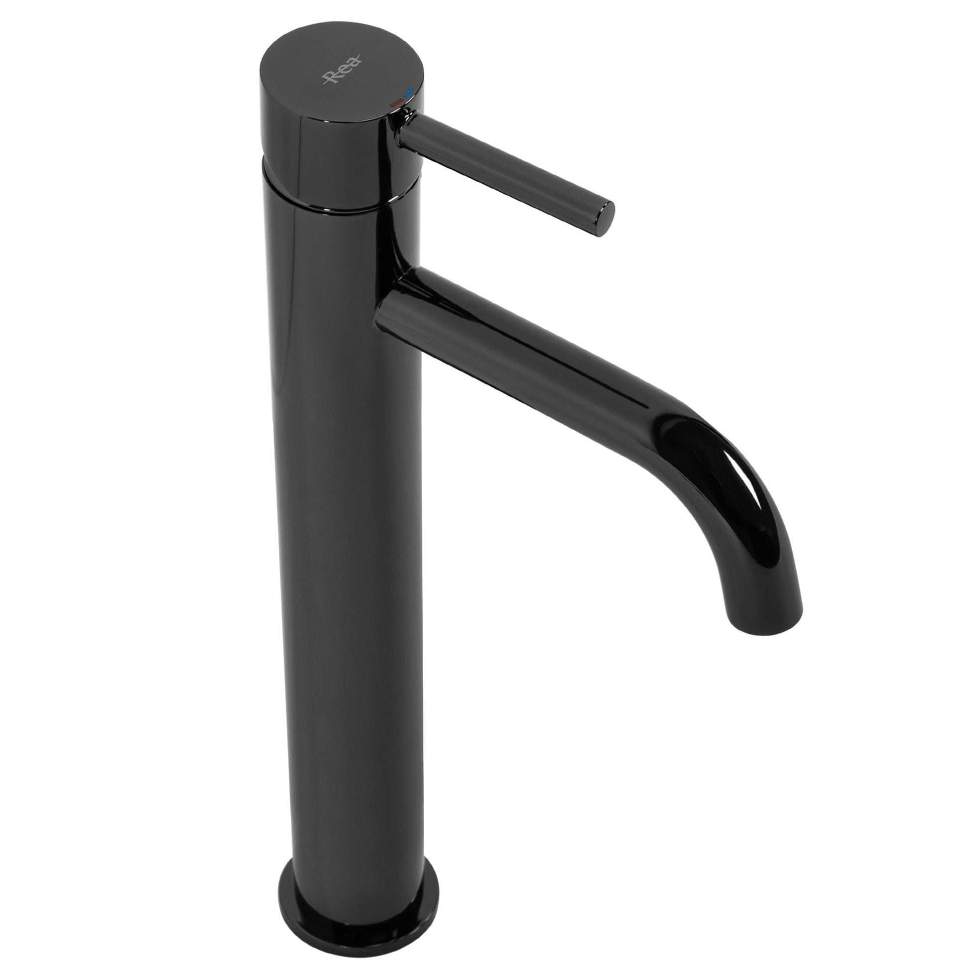 Baterie pentru lavoar Rea Lungo BLACK metallic High  3