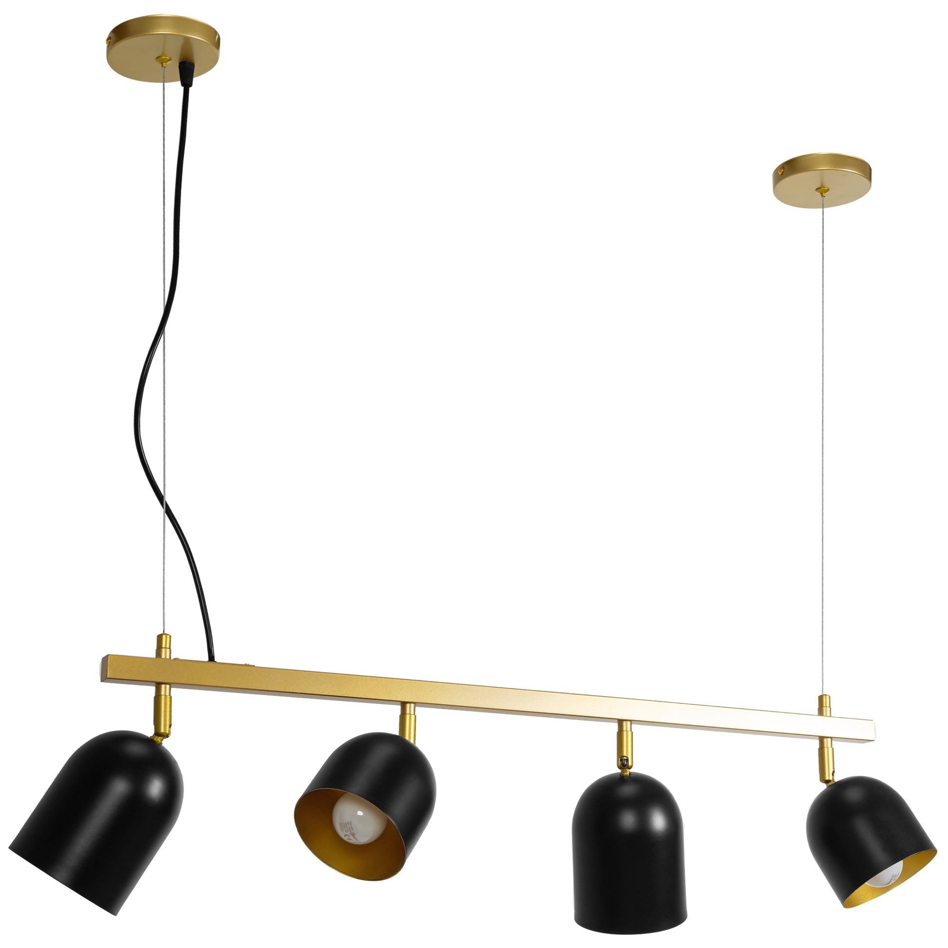 Lampă De Tavan APP1031-4CP Black  2