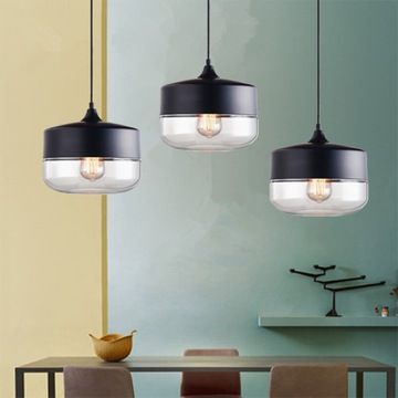 Lampa DE TAVAN SUSPENDABILA din sticla Zenit D Black  4