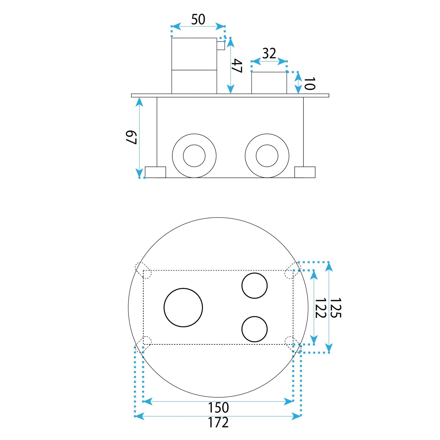 Set De Dus Incastrat Rea Lungo Diamond Chrom + Box  5