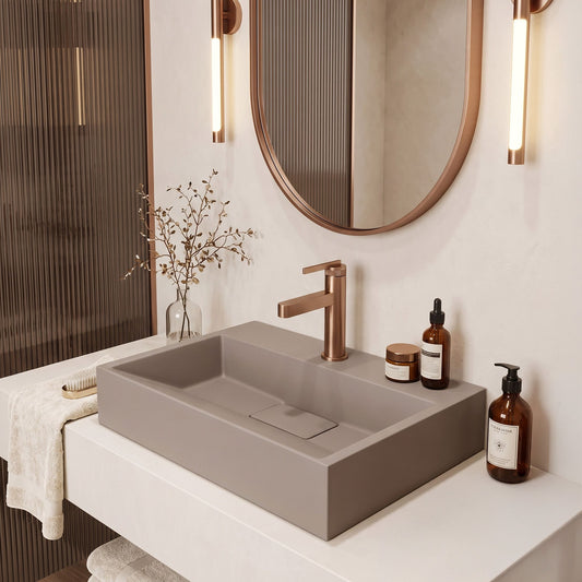 Lavoar Din Compozit Rea GOYA TAUPE 50CM 1