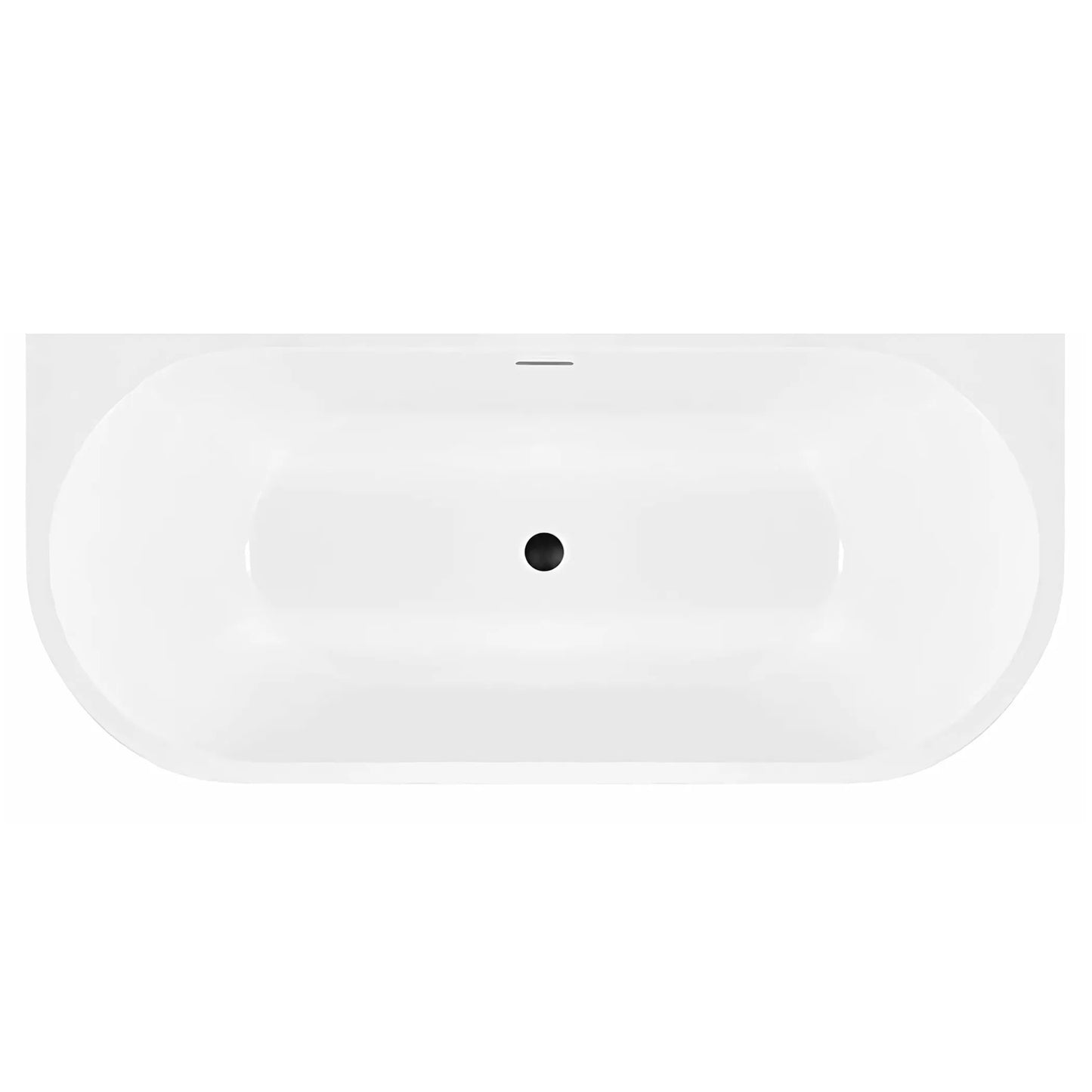 Cada din acril OLIMPIA 150cm Capac dop cupru periat 10