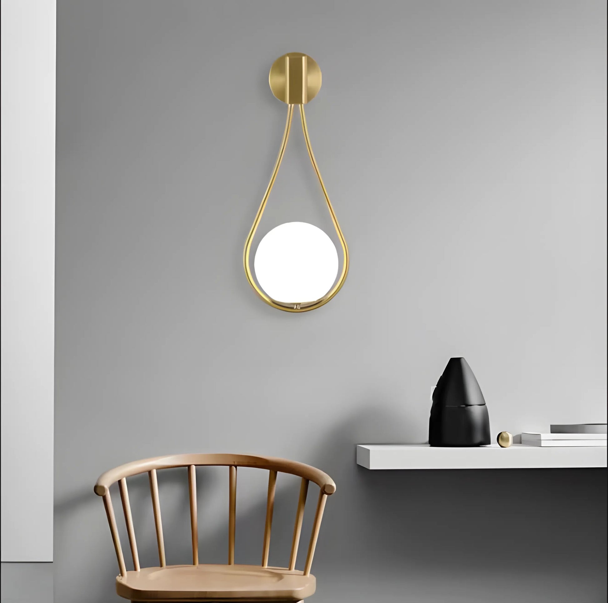 Lampa de perete G094-1W GOLD WHITE  10