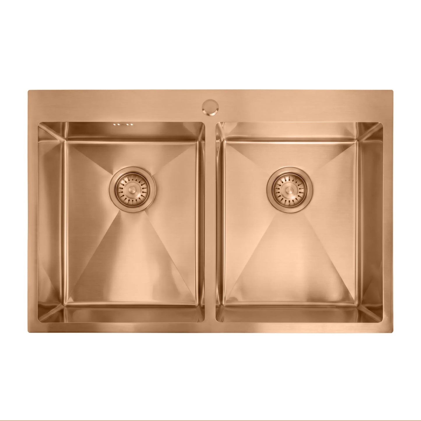 Chiuvetă inox Joel  BRUSH COPPER fără robinet de bucătărie 10