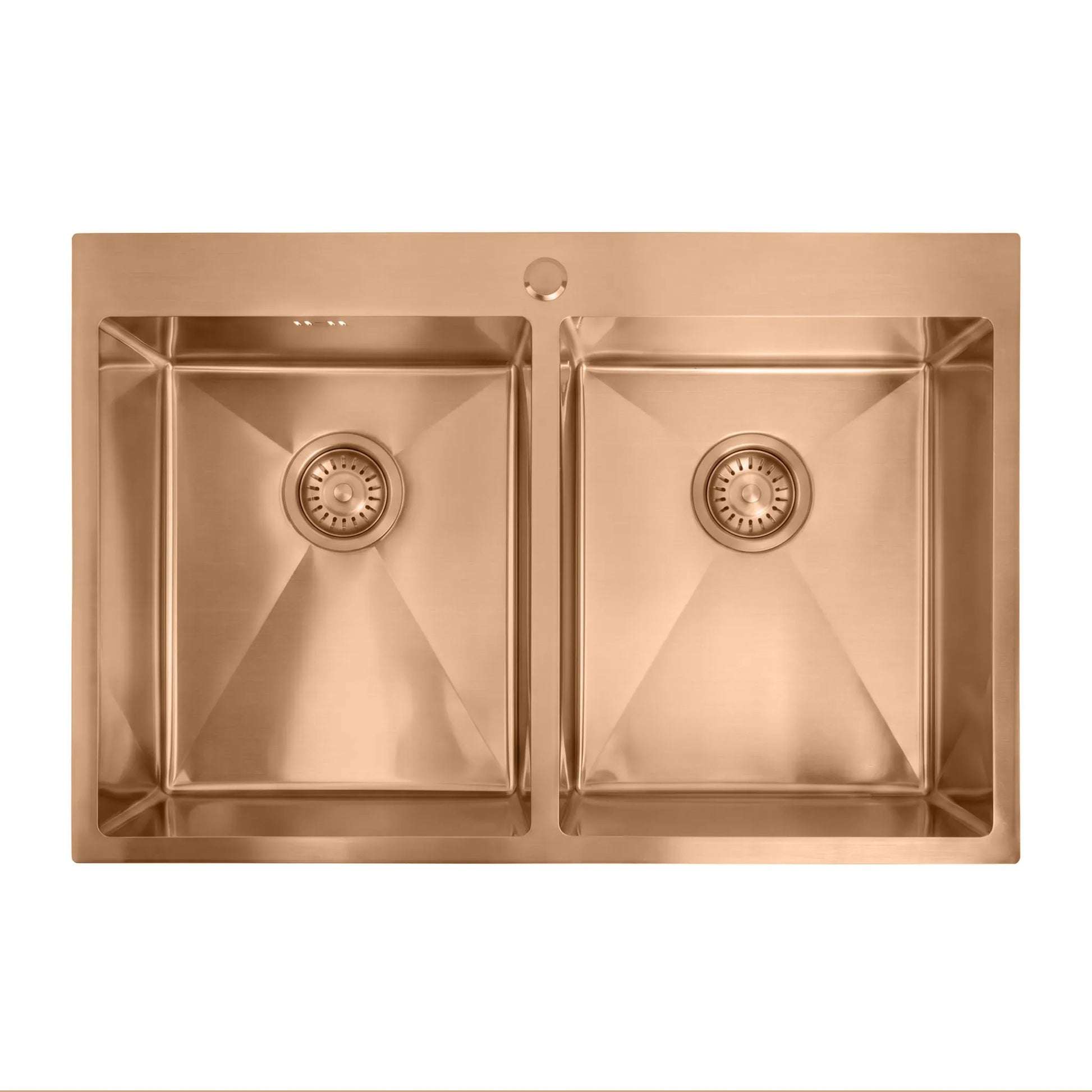 Chiuvetă inox Joel  BRUSH COPPER fără robinet de bucătărie 10