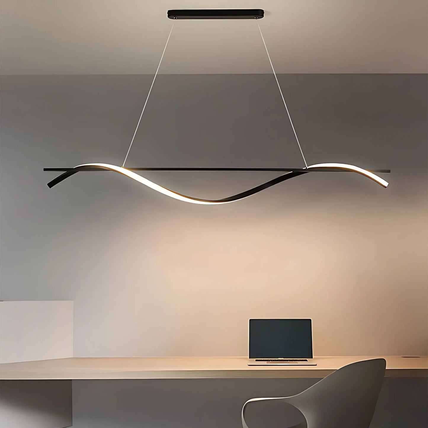 Lampă suspendată LHJ019-CP 120 cm NEAGRĂ  10