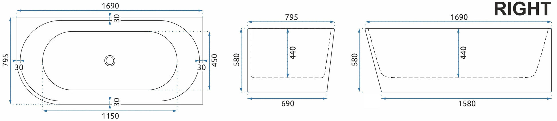 Cada SYDNEY BELLANTO RIGHT 170cm Capac dop aur periat 10
