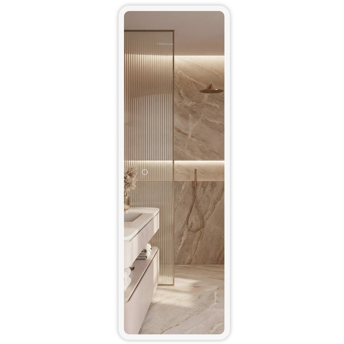 Oglindă LED 150x50cm MOL-SQ  10