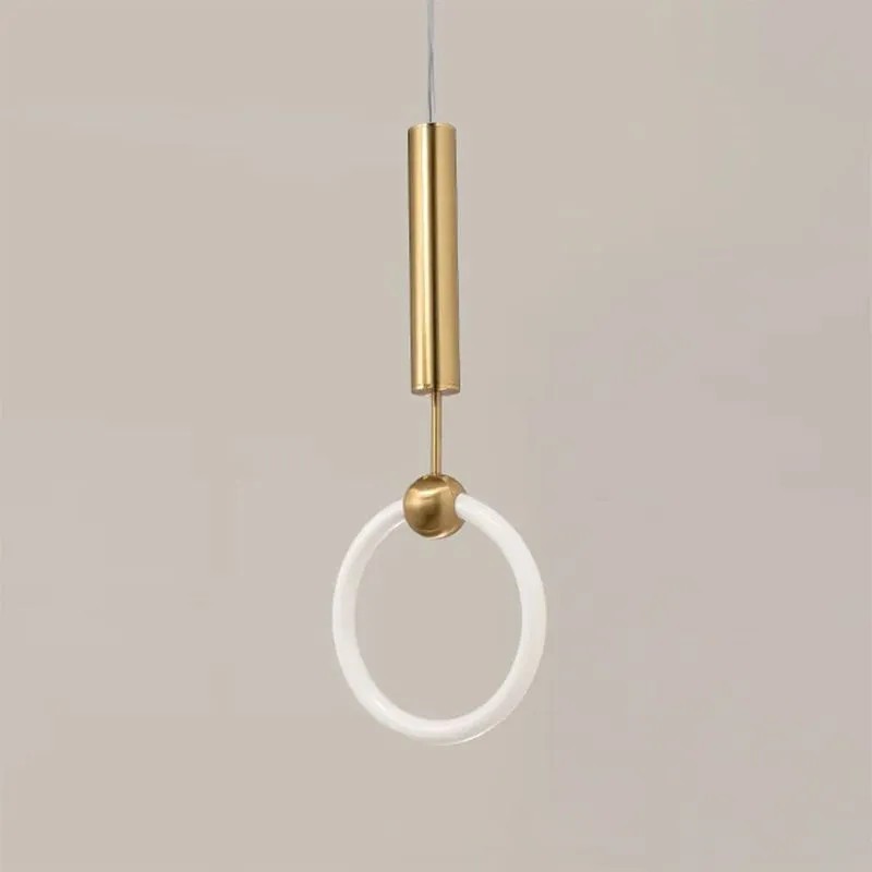 Lampă suspendată LED LHJ059-1CP Brush Gold  10