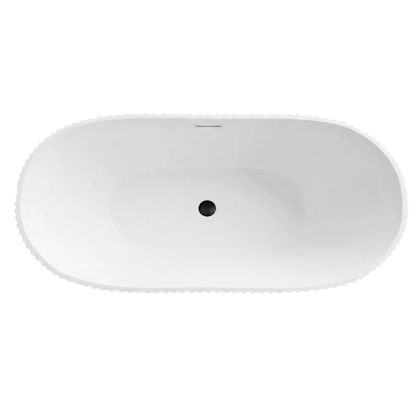 Cadă acrilică freestanding ATENA 170 Capac dop cupru periat 10