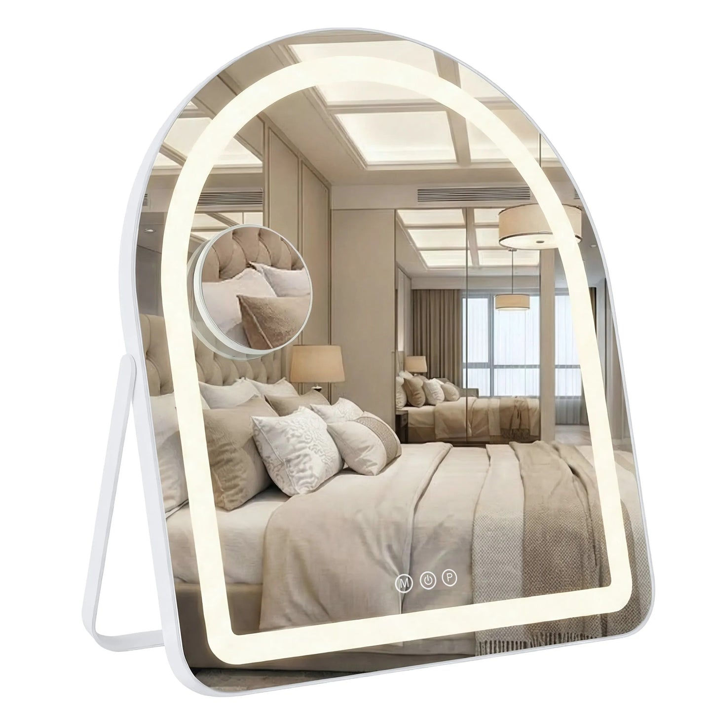 Oglindă LED GLAM White 40x45cm  10