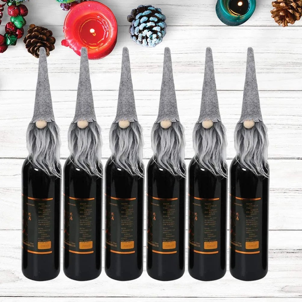 Husă De Crăciun Pentru Sticlă Santa KF323-6 10