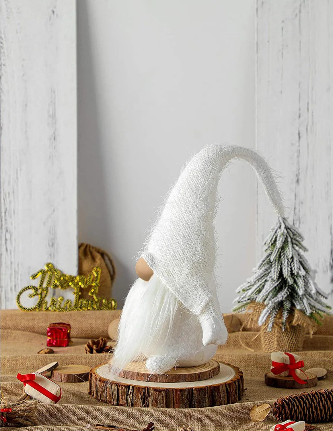 Christmas Gnome YX068 50cm White 10