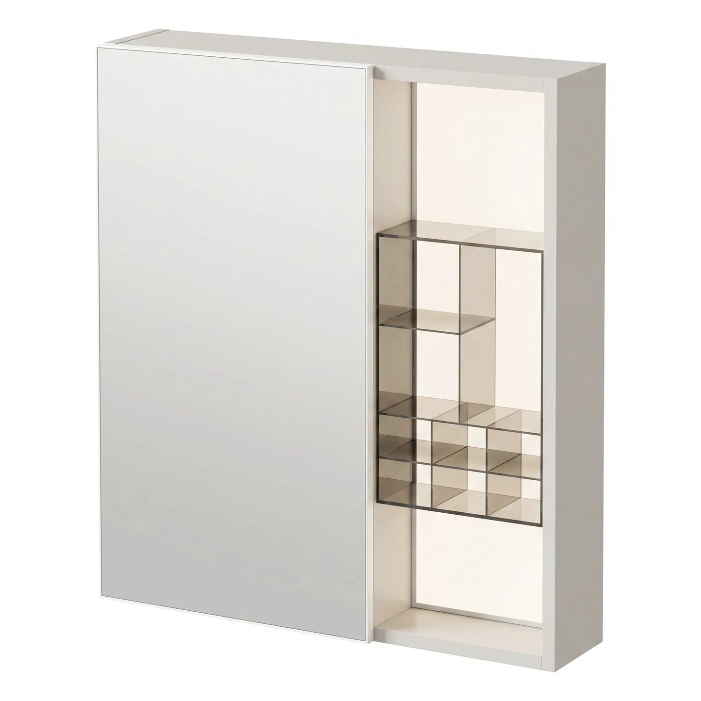 Set Mobilier De Baie Cu Lavoar DE07-60 Beige 60CM 10