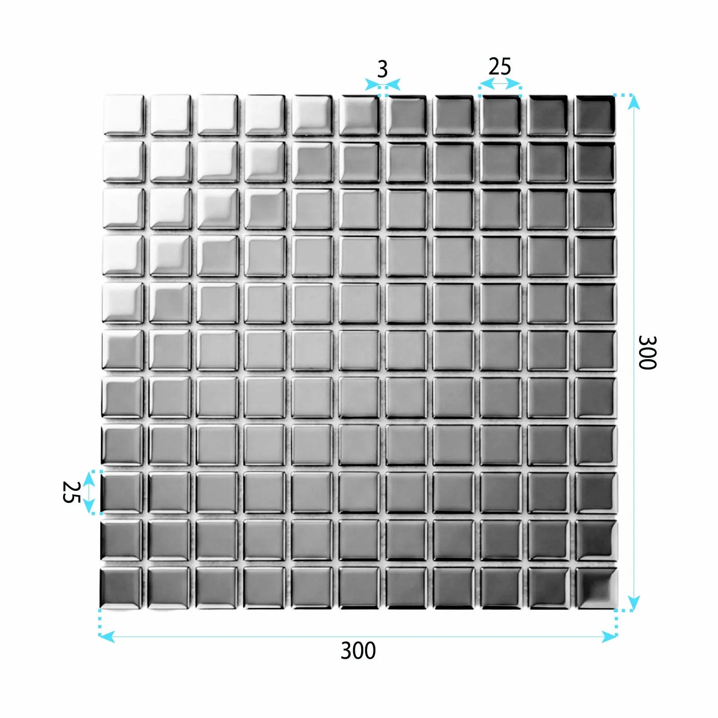 Mozaic De Perete Glass REA P14014 10 Pcs. 10