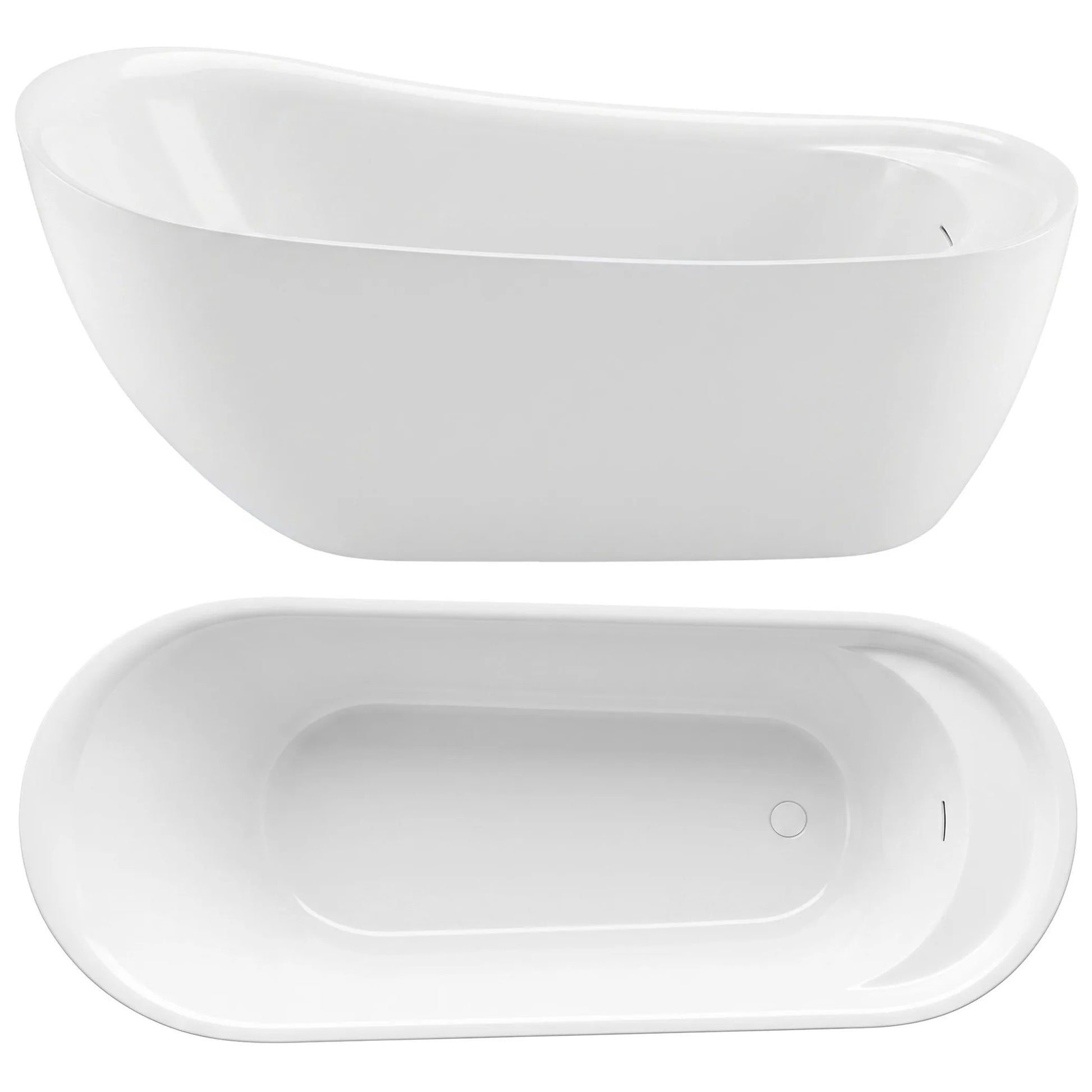 Cadă Freestanding Rea Orte 180 Capac Dop Alb 10