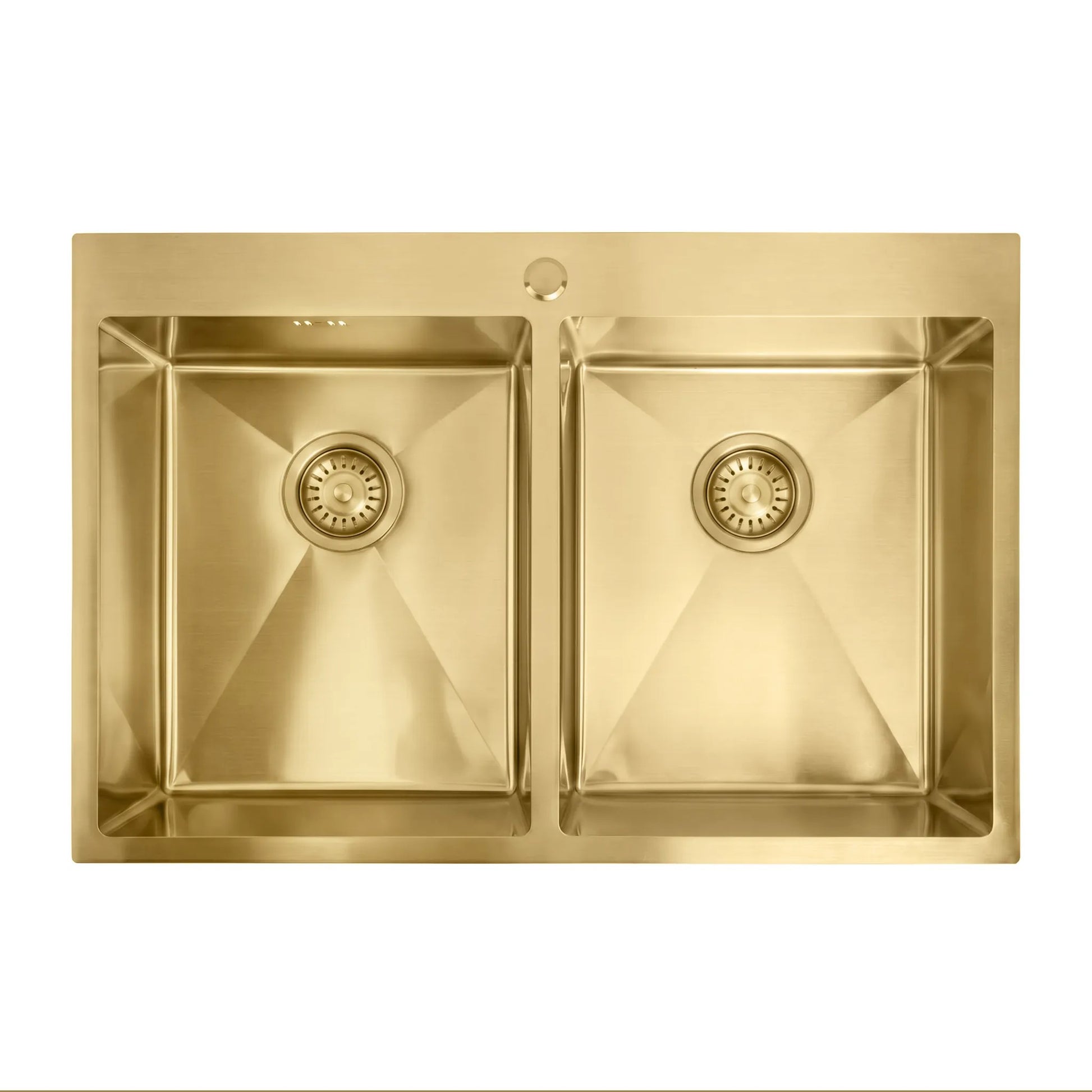 Chiuvetă inox Joel BRUSH GOLD fără robinet de bucătărie 10