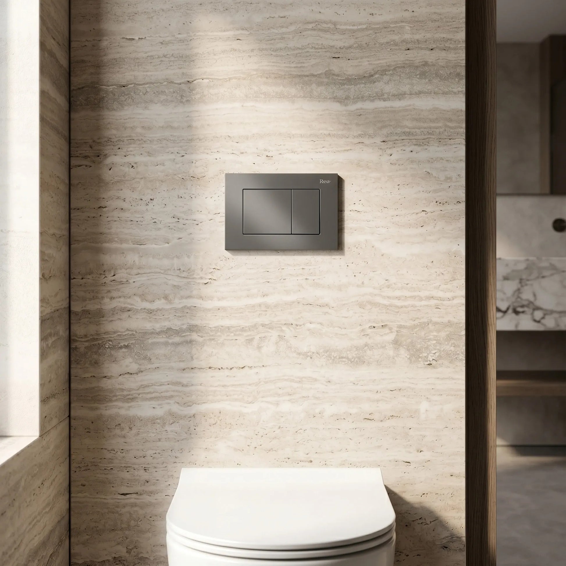 Cadru WC Încastrat K011A-Q Rea Cu Buton J Titan 10