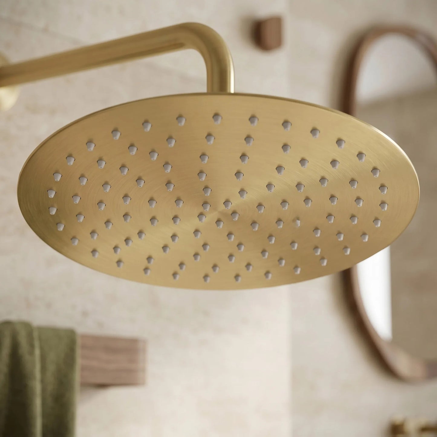 Cap De Duș Rotund REA JS-P014BG 30cm Brush Gold 10