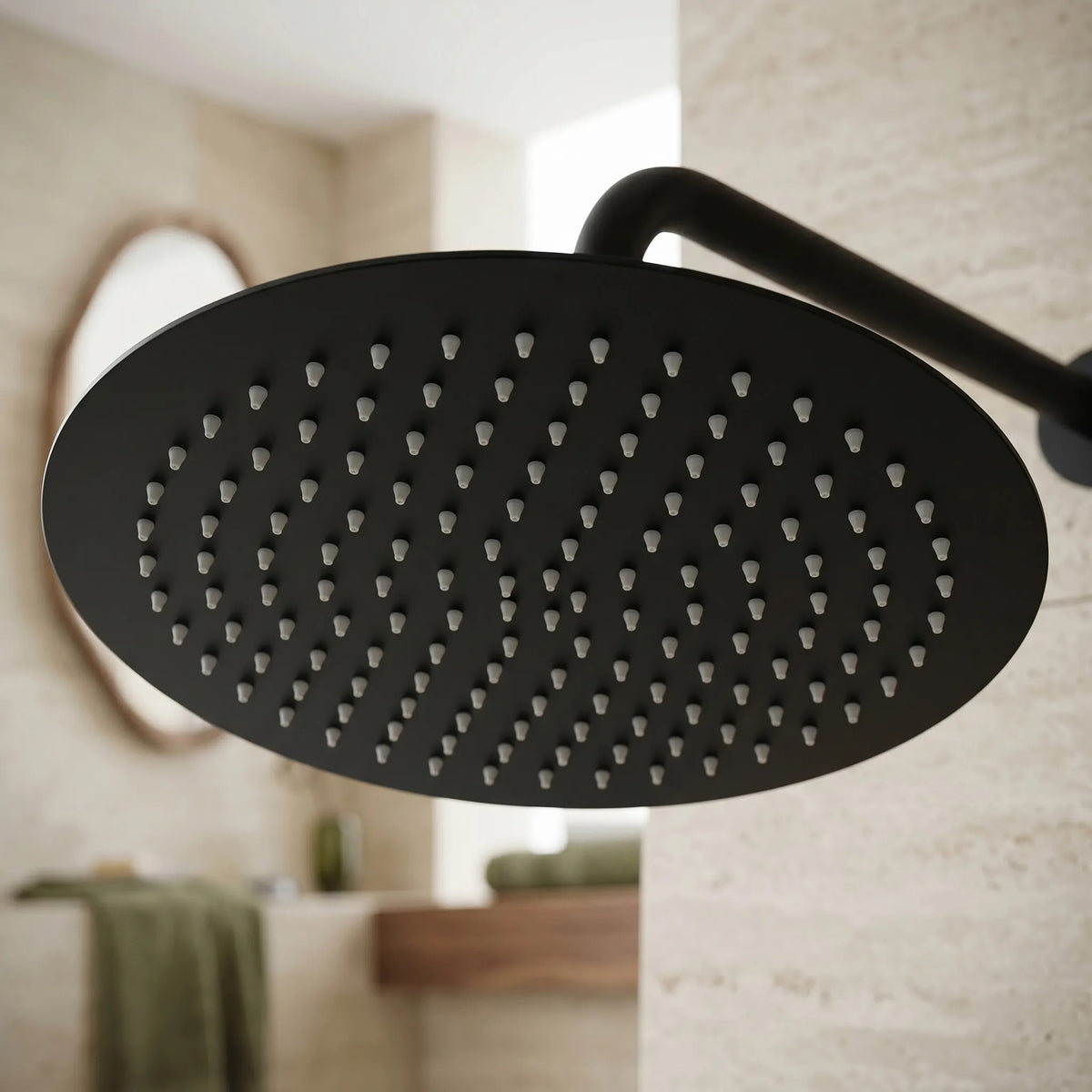 Cap De Duș Rotund REA JS-P014B 30cm Black 10