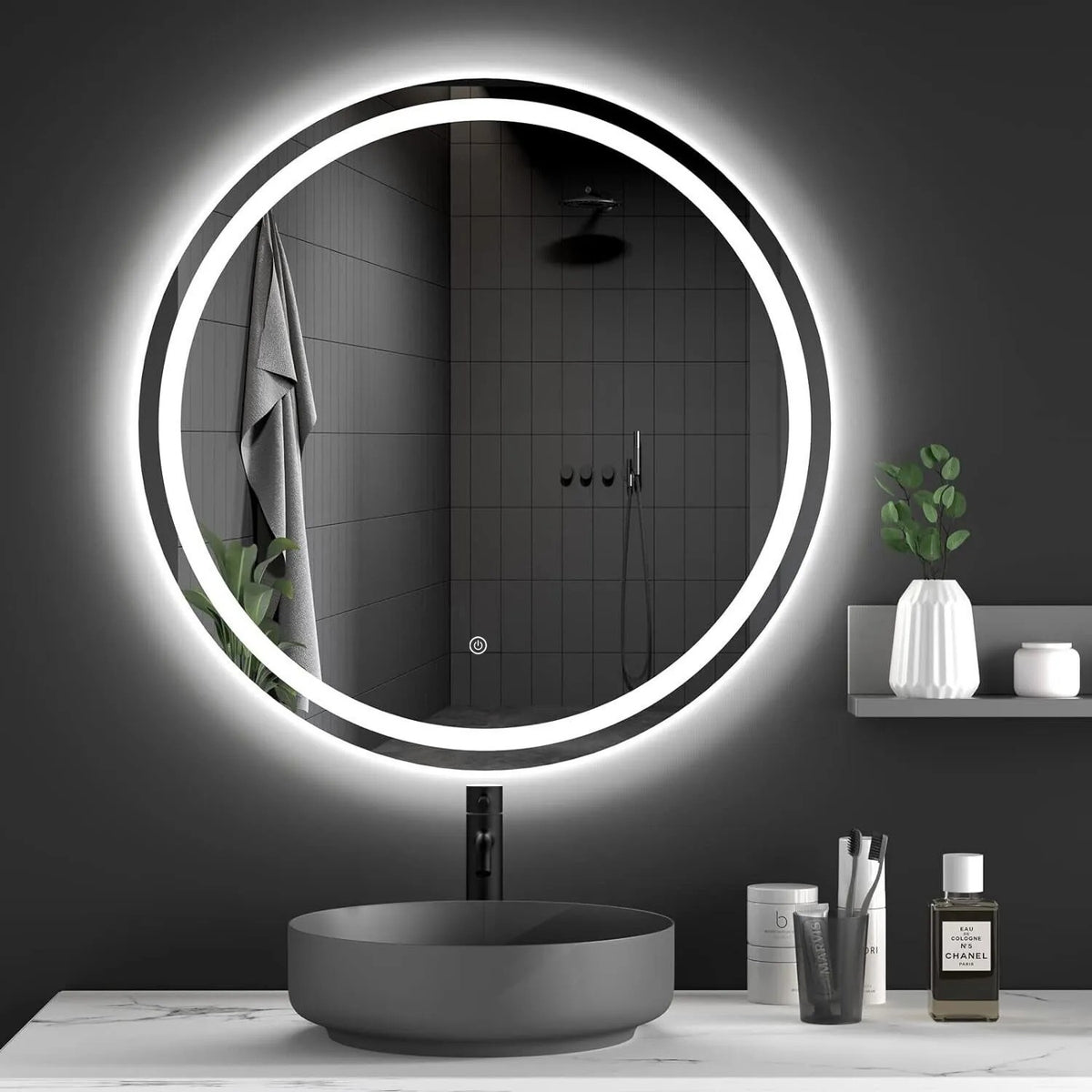 Oglindă LED 80cm BAS 10