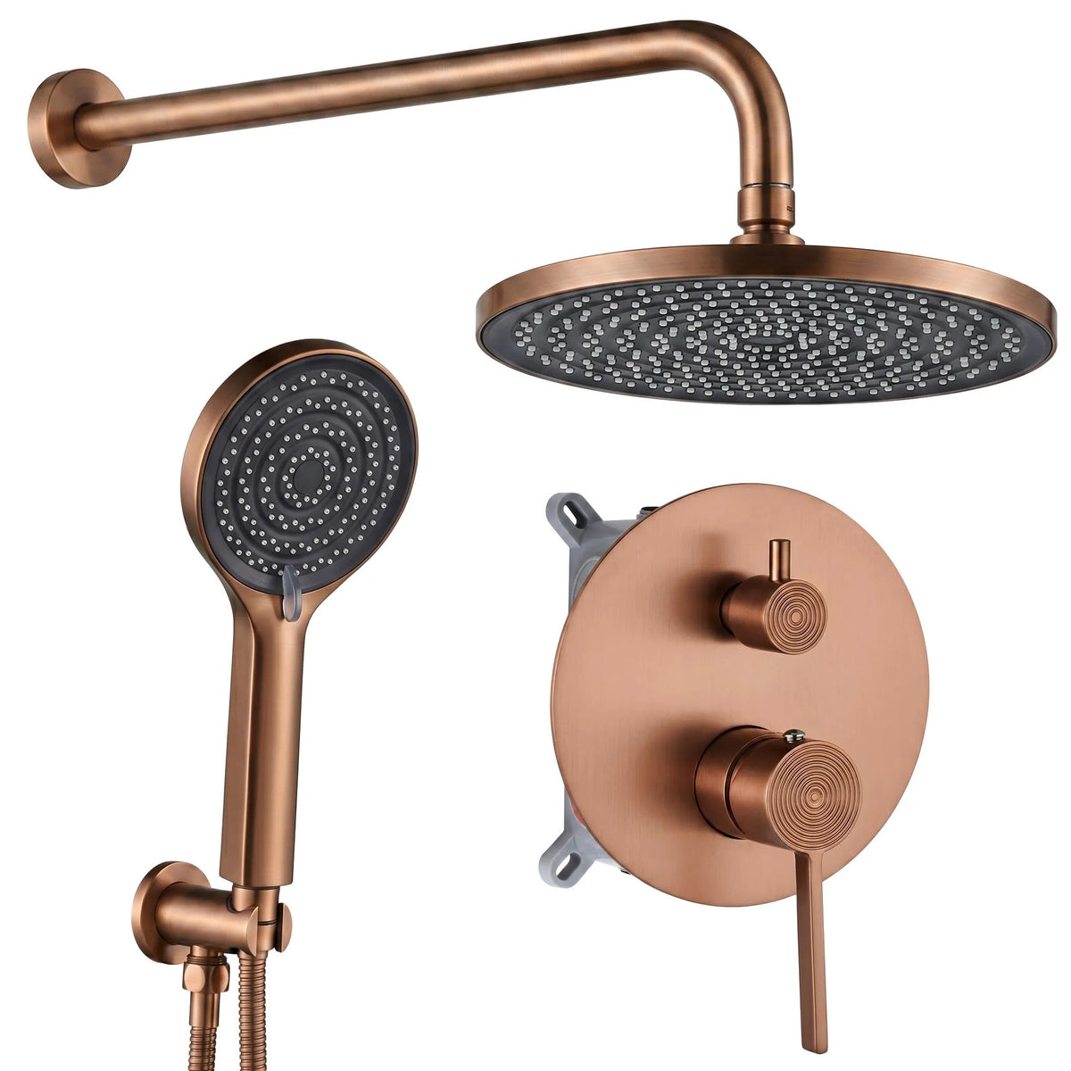 Set De Dus Incastrat Rea Foster Brush Copper + BOX 10