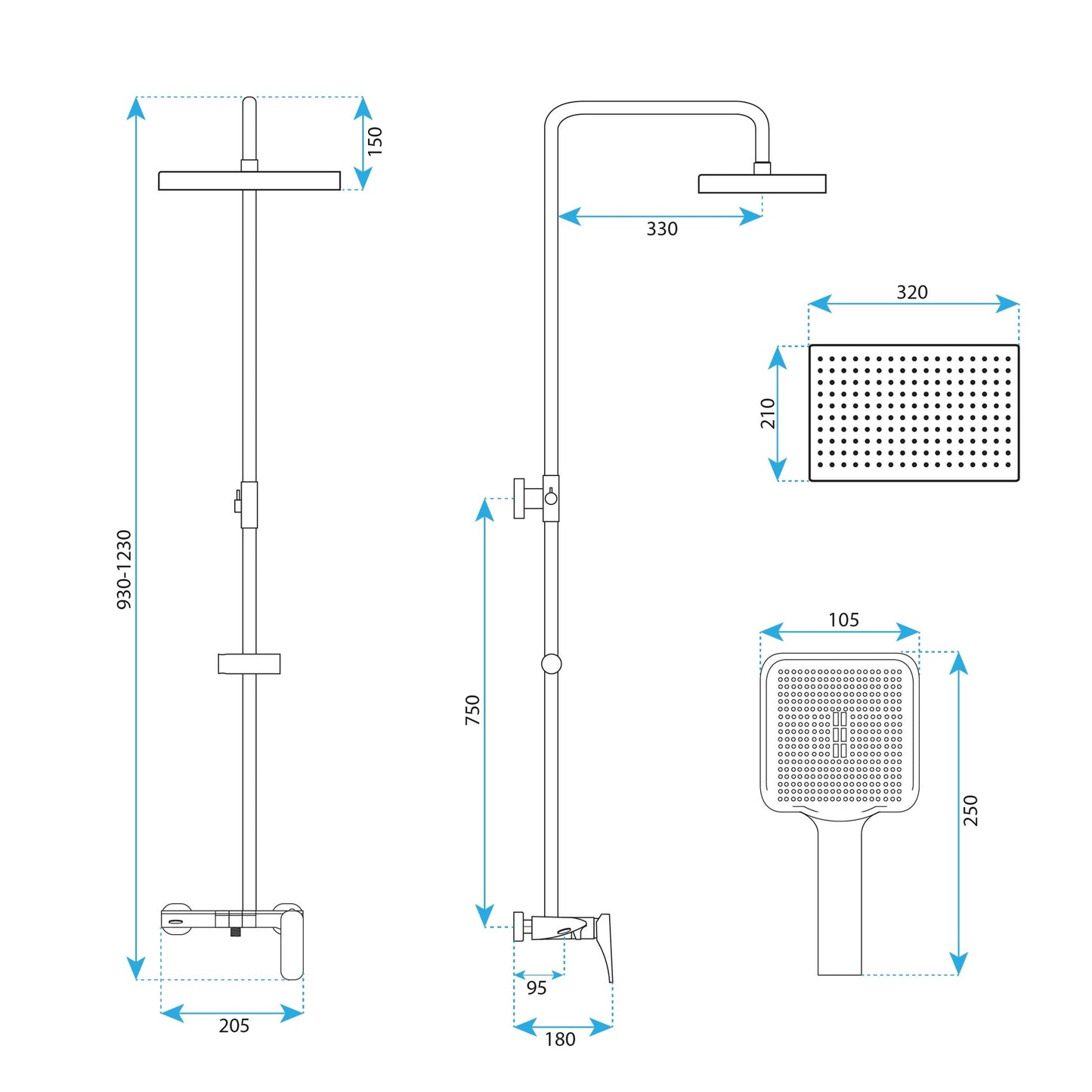 Set Dus Rea Joe Brush Gold  8