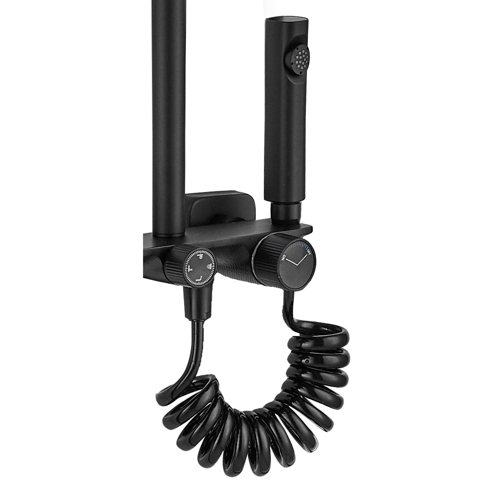 Coloana de dus REA HELIX Black  6