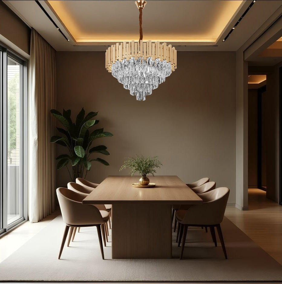 Lampă Suspendată Cristal G050-cp 50cm Gold  3