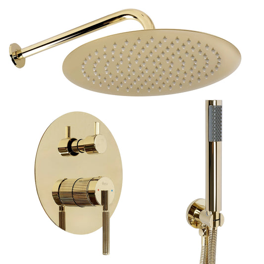 Set de dus incastrat Rea Argon Gold + BOX  1