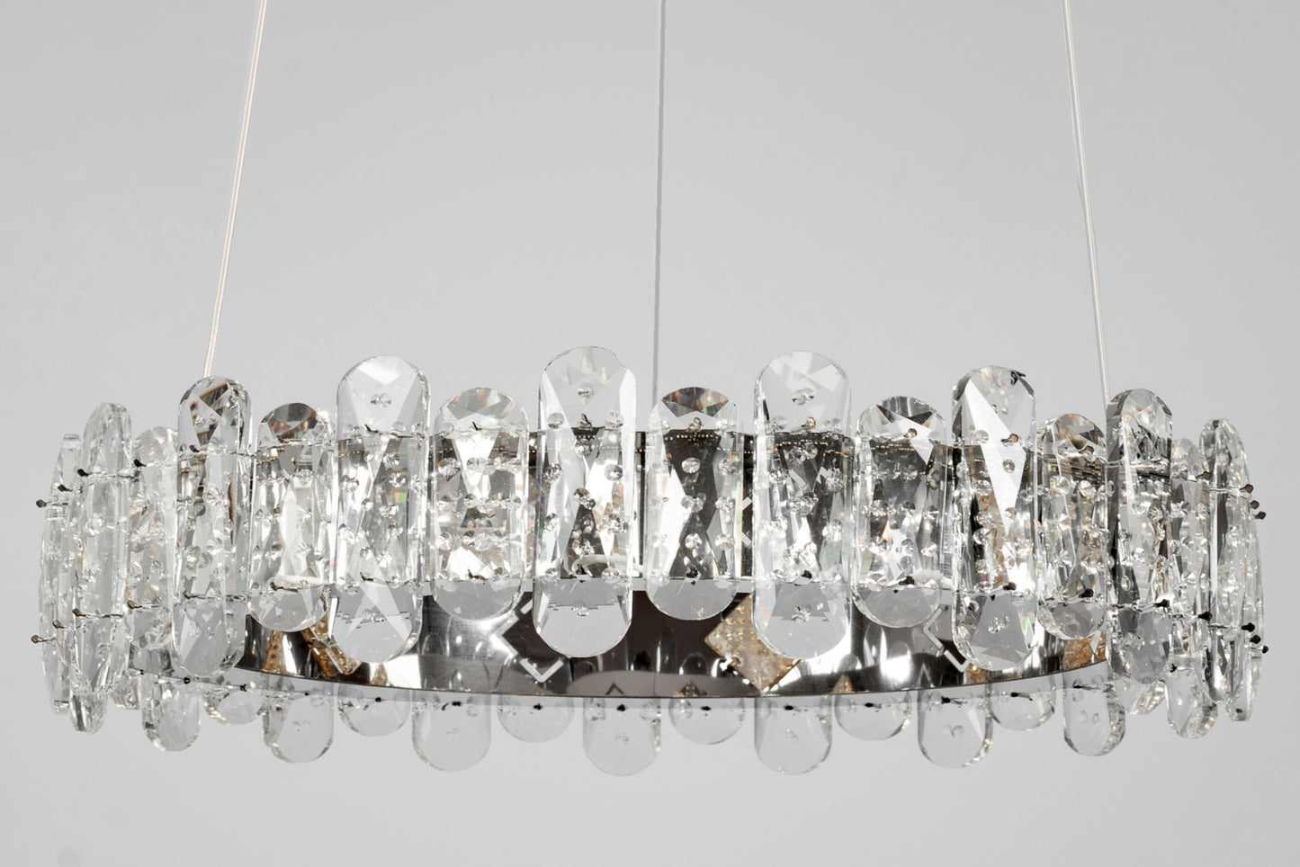 Kryształowa Lampa Sufitowa Led App1041-cp + Pilot  6