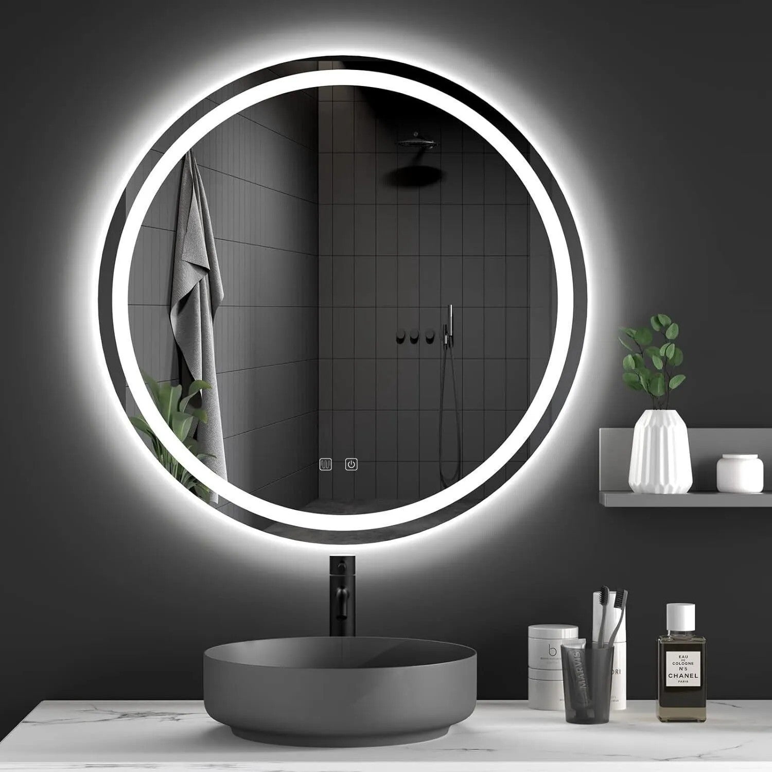 Oglindă LED 90cm BAS  11