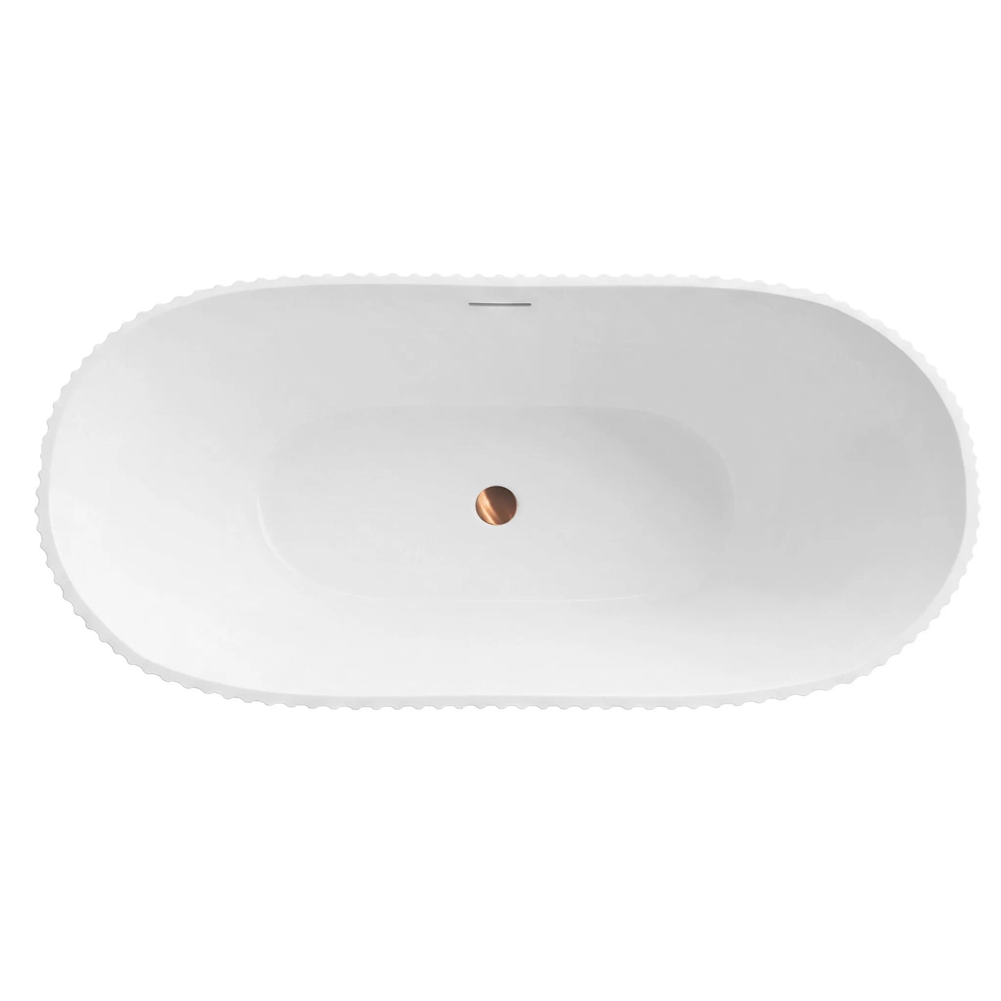 Cadă acrilică freestanding ATENA 170 Capac dop alb 11
