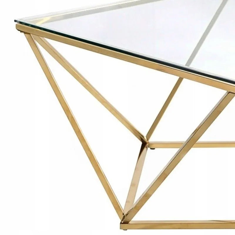 Masuta De Cafea Din Sticla Glamour Gold CS-14G 11
