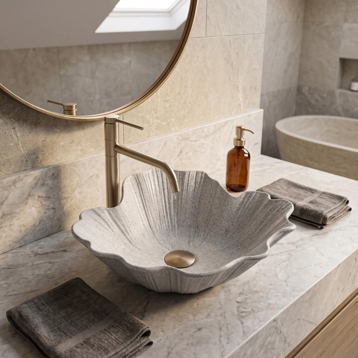 Lavoar Pe Blat Rea Flower Grey 11
