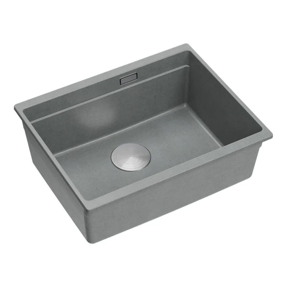 Chiuveta Din Granit Logan 100 Grey Metallic Dop Auriu 11