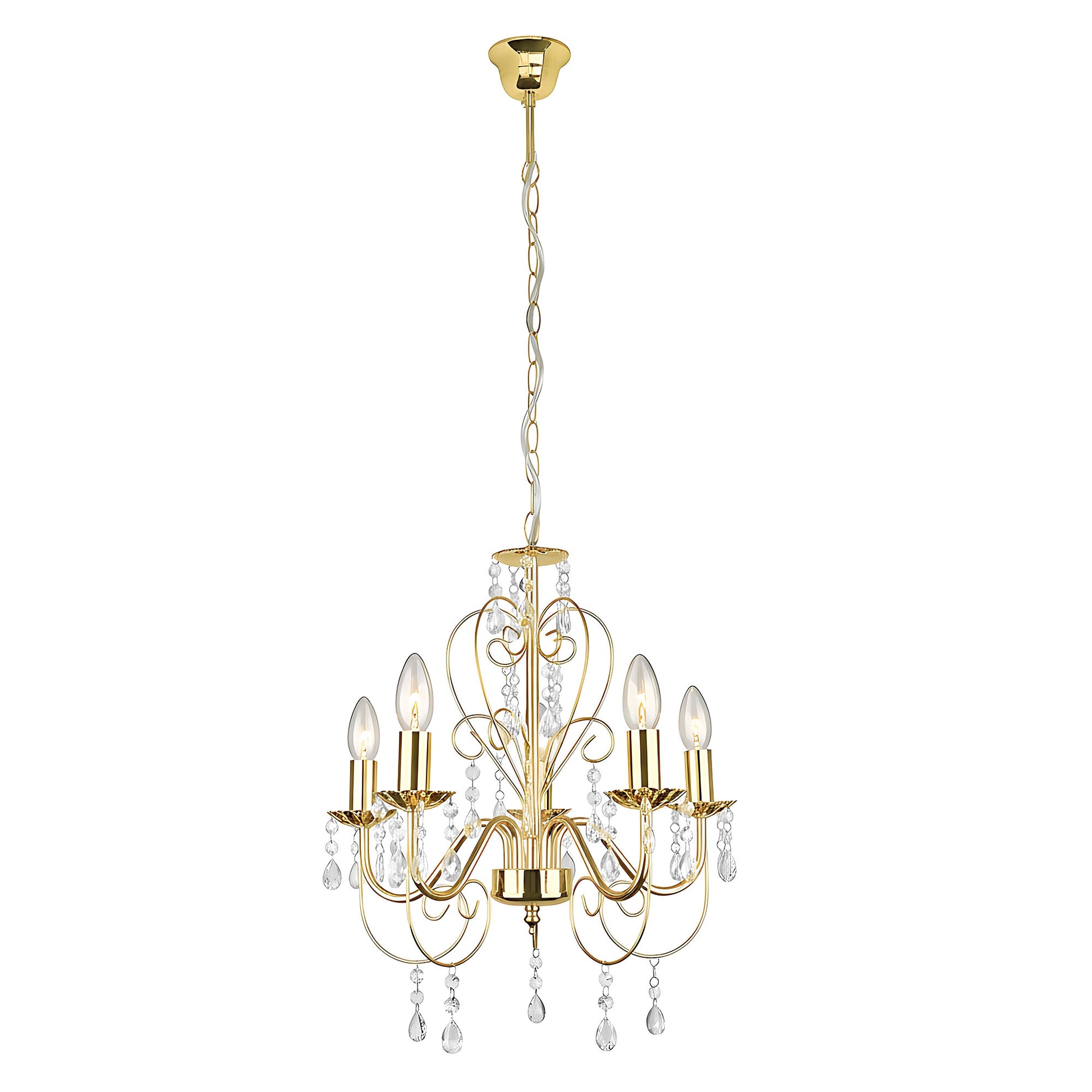 Lampă Suspendată Ebt009-5cp Gold  1