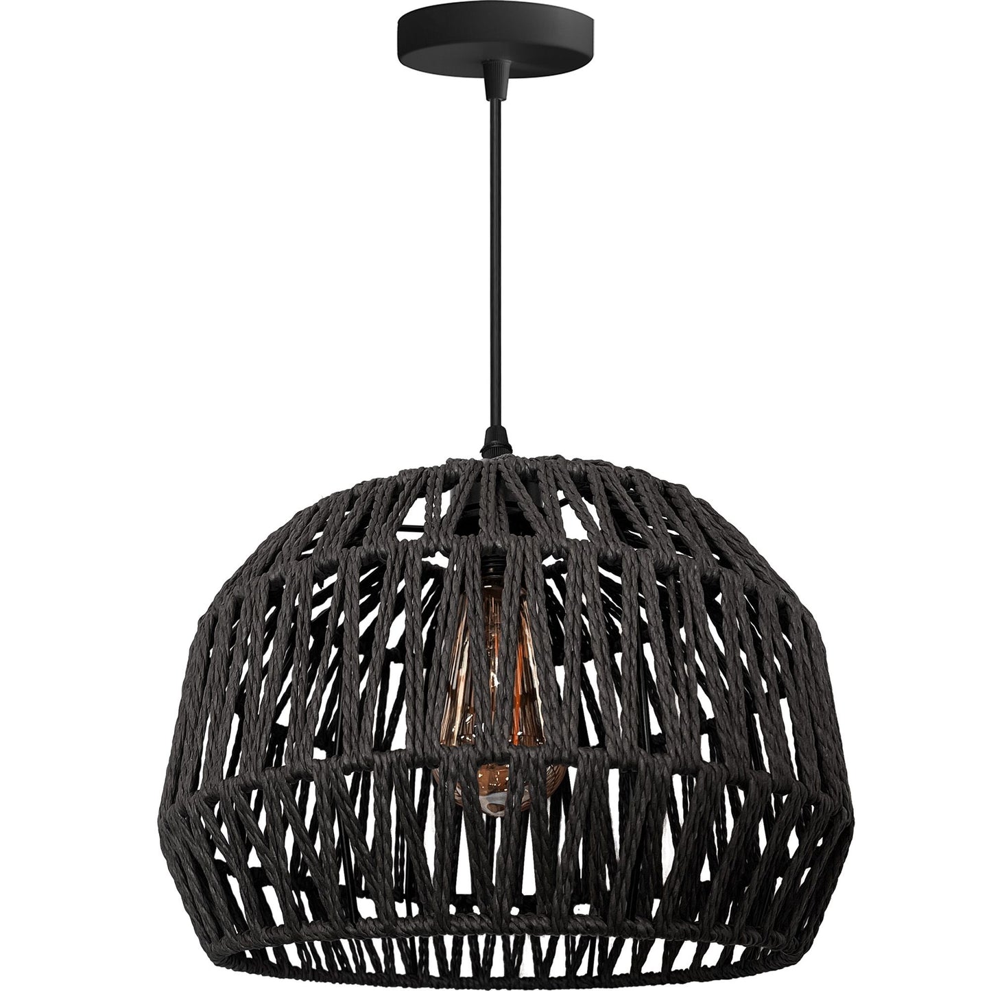 Lampă de tavan APP1483-1CP Black  5
