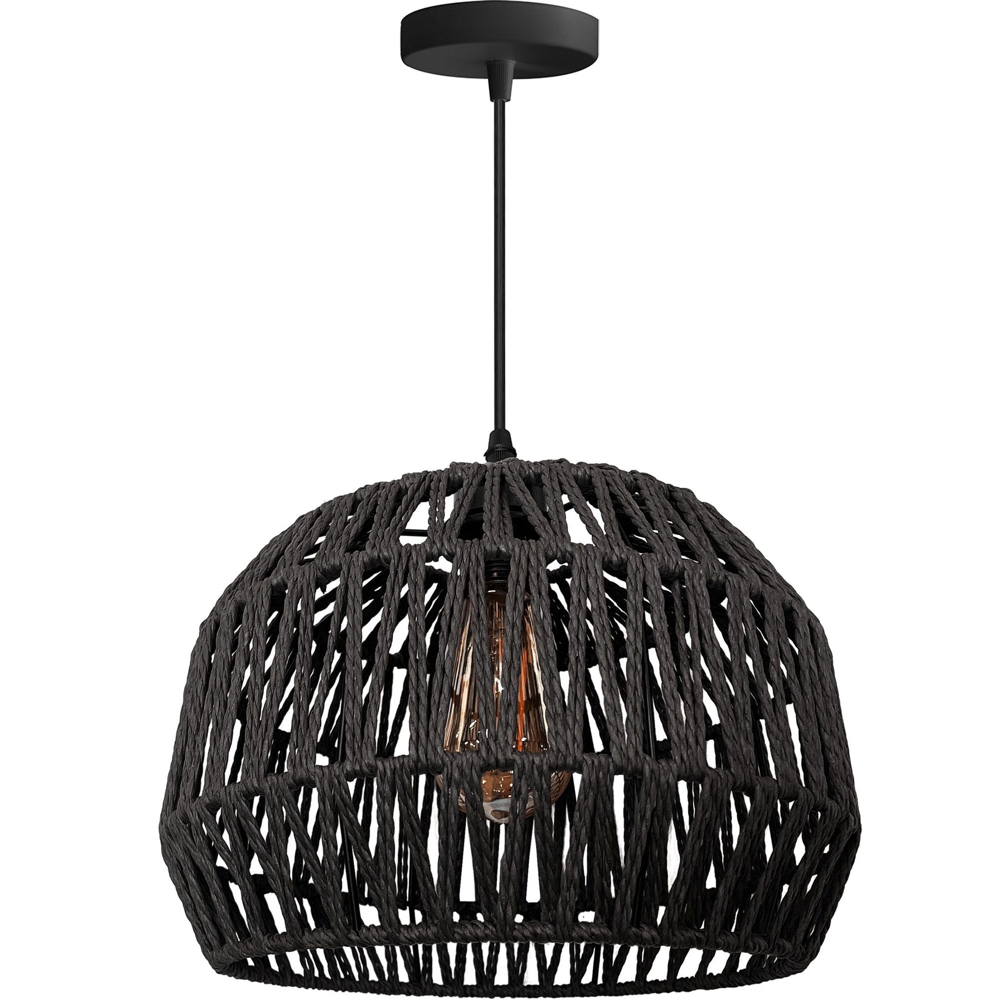 Lampă de tavan APP1483-1CP Black  5