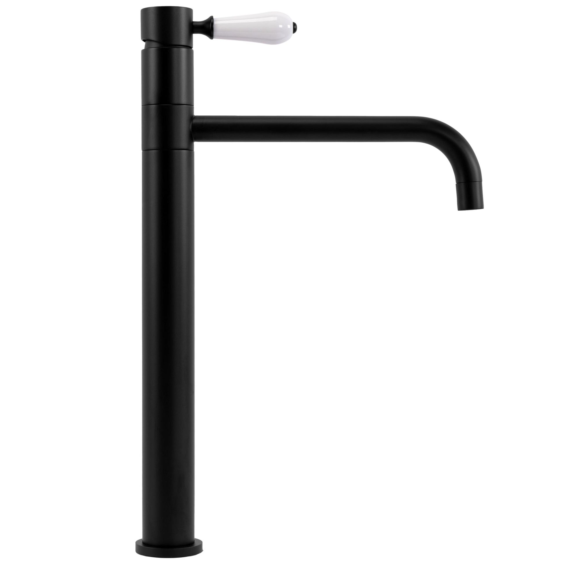 Baterie pentru lavoar Rea Serra BLACK Matt High  5