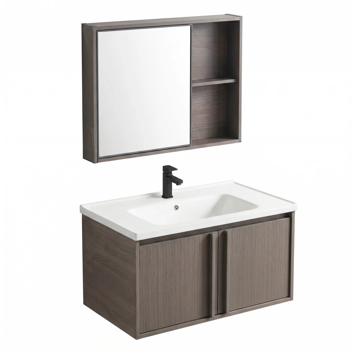 Set mobilier de baie cu lavoar Gama T25023 KJM 80CM  12