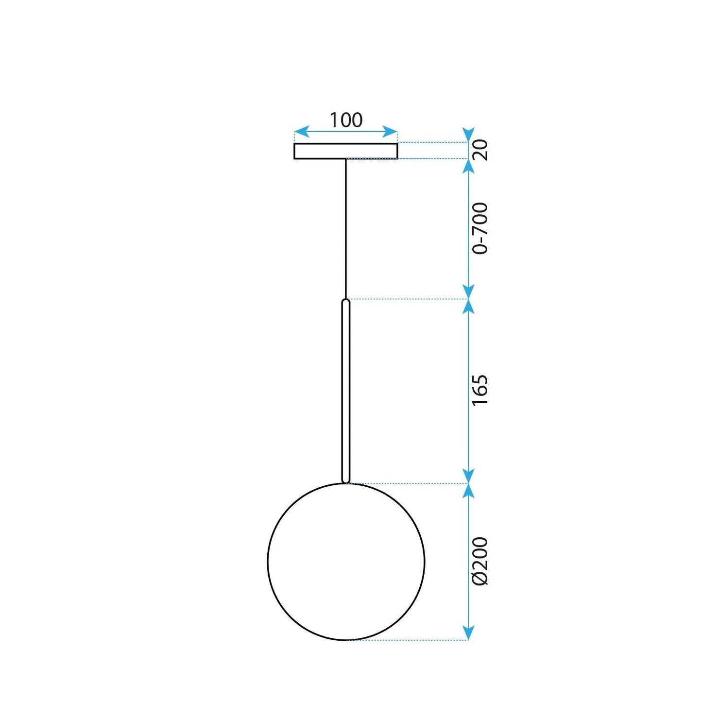 Lămpi de tavan  sticlă 20cm APP1683-1CP  12