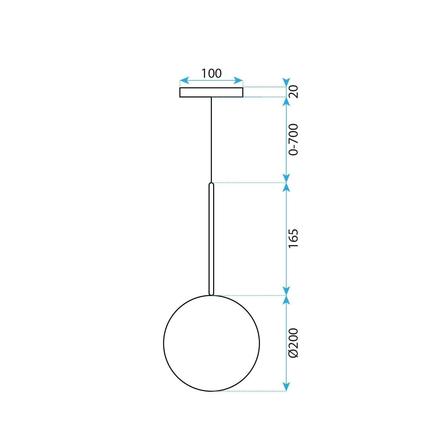 Lămpi de tavan  sticlă 20cm APP1683-1CP  12