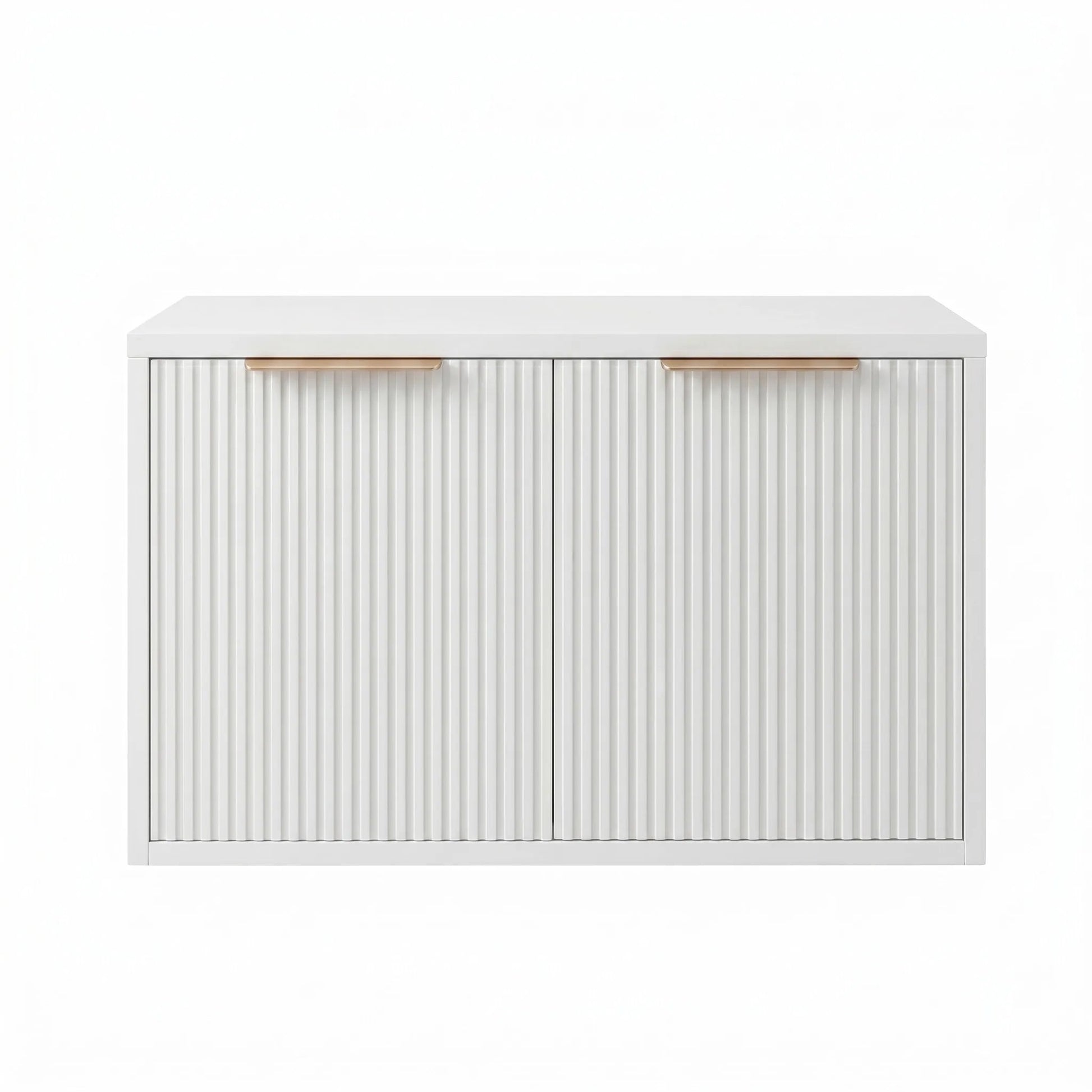 Dulap baie pentru lavoar Rea Core 60cm White  12